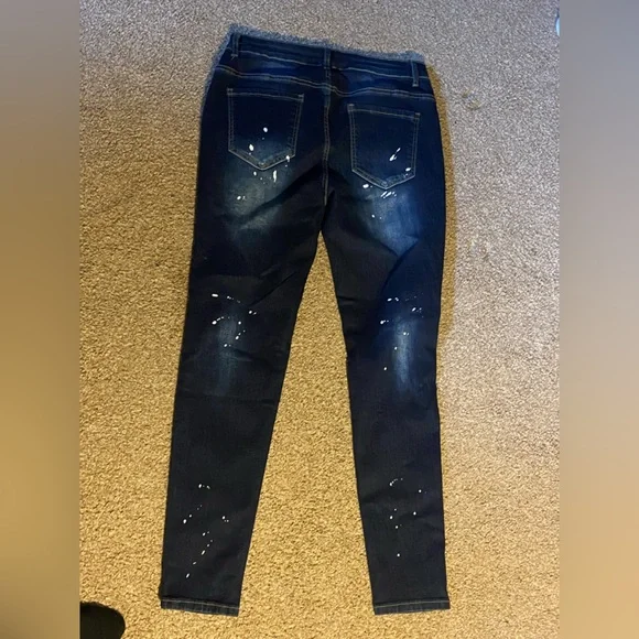 Blue Ripped Jeans - Picture 2 of 2